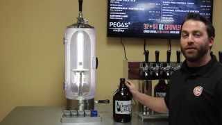 How to Fill Growlers With The Pegas Craftap [upl. by Shoemaker59]