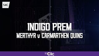 Live Rugby  Merthyr v Carmarthen Quins  Indigo Prem  S4C [upl. by Linzy]