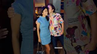 Shriya Saran With Husband At Dinner in Bandra shriyasaran ytshorts trendingshorts viral shorts [upl. by Ayisan]