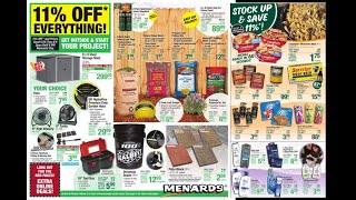 Menards 11 OFF Everything Sales Ad Flyer 0525202306042023Week 15 [upl. by Akimad552]