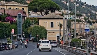 Bogliasco  Sori  Recco  Camogli 🏰  Santa Margherita Ligure 🏖 8kGenovaLiguriaItalia [upl. by Adalard]