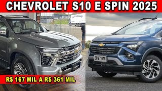 SPIN E S10 2025 AS ATUALIZAÇÕES DA CHEVROLET [upl. by Yhtamit520]