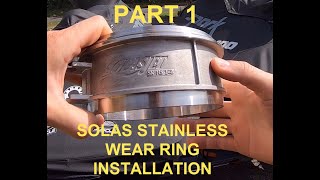 Sea Doo Spark Trixx Stainless Wear Ring Installation  Part 1 Destroyed Stock Wear Ring [upl. by Hurd549]