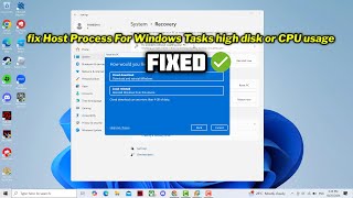 FIXED Host Process For Windows Tasks high disk or CPU usage [upl. by Sarid]