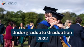 Undergraduate Graduation 2022  University of Chichester [upl. by Pacian]