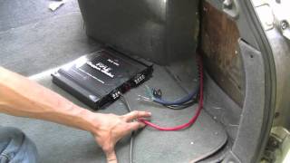 Installing a Pyle Audio Chopper Series PLA 2200 Amp [upl. by Cock]