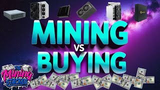 Crypto Mining VS Buying Crypto ASIC Edition These Dips and Crashes Are Game Changers For Deciding [upl. by Aihtiekal228]