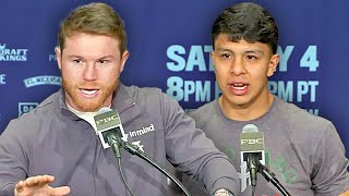 Canelo vs Jaime Munguia • HEATED Final Press Conference amp Face Off Video [upl. by Ettevets]