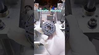 1 Vtype rotor into the magnetic 18 piecesAutomatic magnetic steel insert machine [upl. by Llertnad]