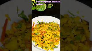 Weight Loss Poha Recipe  Healthy Indian BreakfastLunchDinner shorts [upl. by Nosnek]