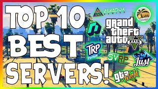 TOP 10 BEST GTA 5 ROLEPLAY SERVERS 2021 [upl. by Cristy508]