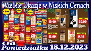 Lidl Nowa Gazetka Promocyjna od Poniedziałku 18122023 Najlepsze Okazje W Niskich Cenach [upl. by Refiffej]