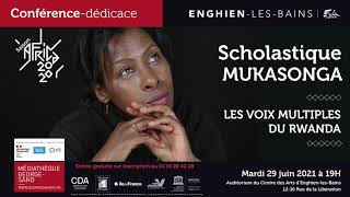 Conférencedédicace de Scholastique Mukasonga  quot Les voix multiples du Rwandaquot [upl. by Eelnodnarb]