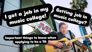 I got a TA job in my Music College｜Musicians Institute With Eng  Chinese Sub [upl. by Ilecara]