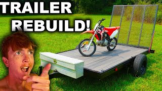 bringing my SXS trailer BACK TO LIFE  cheap restoration [upl. by Gnehc]