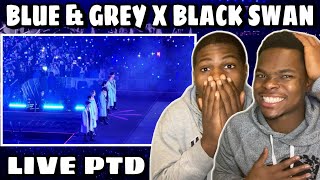 BTS Blue amp Grey  Black Swan PTD On Stage  SoFi Stadium  Reaction [upl. by Agnella]