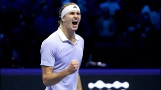 Alexander Zverev vs Casper Ruud Nitto ATP Finals 2024 [upl. by Oivlis102]