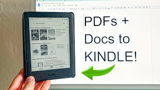 How to Send Books amp PDFs from your Laptop to Kindle 2024  EASY GUIDE [upl. by Ydak]