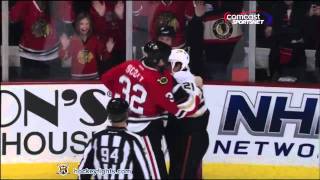 Sheldon Brookbank vs John Scott Dec 16 2011 [upl. by Alphonso209]