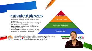 Discrete Trial Training and Generalization Series 23 Video 6 [upl. by Nedda]