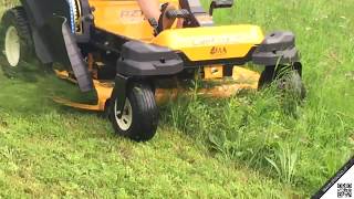 CUB CADET XZ2 117  Trattorino tosaerba raggio zero a volante [upl. by Hahn630]