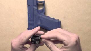 How to install the SureFire XC1 pistol light [upl. by Ellita]