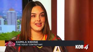 Los Lunas teen talks advancing on The Voice [upl. by Eremaj]