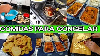 COMIDAS PARA CONGELAR para la SEMANA  WEEKLY MEAL PREP LOS ROLES DE EDY [upl. by Teferi]