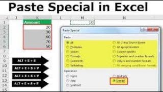 Financial Analysis Excel Introdn8 Copy cut paste and paste special [upl. by Agle550]