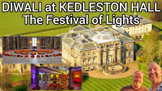 KEDLESTON HALL and DIWALI The Festival of Lights Stunning and Vibrant Colours in a Stately Home [upl. by Nyrehtac]