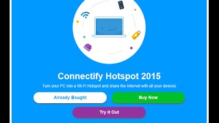 Kак пользоваться Connectify Hotspot 2015 [upl. by Hsur]