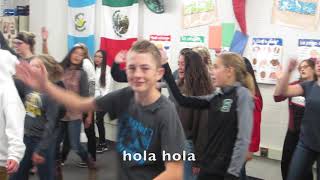 Levántense Music Video Spanish Classroom Commands Rap [upl. by Brenza]