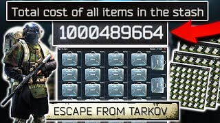 Reaching 1BILLION Rubles in Tarkov PVE Escape From Tarkov PVE [upl. by Lehacim219]