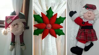 ¡10 Ideas De Sujeta Cortina Con Figuras Navideñas Que Te Enamorarán [upl. by Holbrooke900]