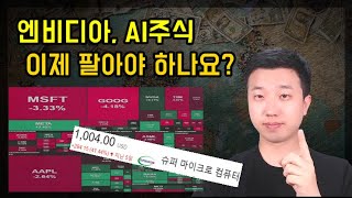 엔비디아 팔아야 하나요 주도주는 이때 바뀝니다 [upl. by Dnalor]