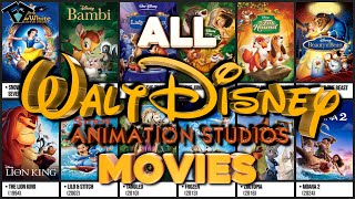 All Walt Disney Animation Movies 19372027 [upl. by Yrdua]