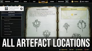 Curator Trophy All Artefact Locations  God of War 2018 [upl. by Lachus]