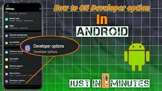 Khivabe developer option on korbo android e 20242025  how to on developer option in android [upl. by Daile]