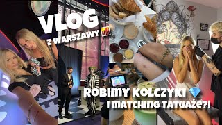 VLOG  warszawa  TATUAŻE I KOLCZYKI  event  dobre jedzonko ❤ CookieMint [upl. by Etnoval813]