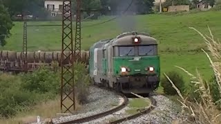 Train de coils sur la ligne des Causses [upl. by Grefe]