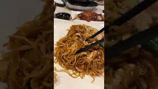 Malaysian street food nanyang style fried noodles with curry taupok and roasted duck [upl. by Laval728]