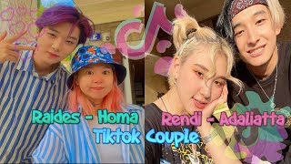 Tiktok Couples Rendipopping And Adaliatta VS Raides And Homa 1 Tiktok Lovely Moments [upl. by Sylvan]