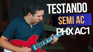 Guitarra Semiacústica PHX Eclipse Ac1 Review [upl. by Auqinahs]