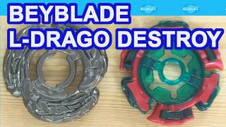 Beyblade Metal Fight Beyblade 4D LDrago Destroy FS Review [upl. by Alcus496]