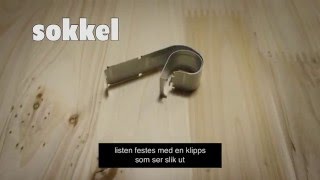 Instruksjoner for montering av kjøkken [upl. by Nahtanaoj]