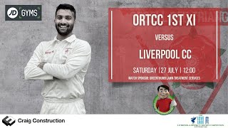 LIVE  ORTCC 1st XI v Liverpool CC  LampDCC First Division  270724 [upl. by Eulau790]