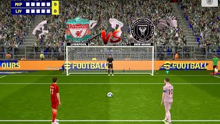 Liverpool vs Inter Miami Penalty Shootout 🥰 Mohamed Salah vs Leo Messi 🔥 [upl. by Sucy]