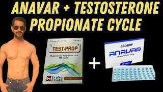 Testosterone propionate  Anavar steroid cycle for Beginners for muscle building [upl. by Leinahtan]