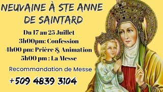 Autour de la Neuvaine à Sainte Anne Paroisse Ste Anne de Saintard Arcahaie juillet 2024 [upl. by Celin540]