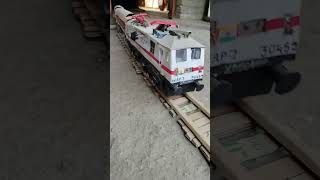 Wap 7 pullin lhb coaches indianrailways train railway lhb railwaystation railwayworld [upl. by Dietz]